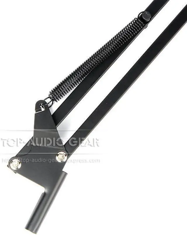 Alt view image 5 of 6 - Microphone Scissor Arm Stand High Tabletop Boom Mic Suspension Mount for Blue Yeti Pro USB Microphone Holder