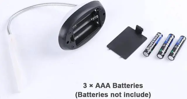 Alt view image 5 of 6 - Lamp Table Lamp Bright LED Lamp Desk Lamp AAA Battery e Lamp Bright LED Lamp Desk Lamp AAA Battery LED Desk Lamp Table Lamp