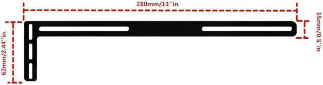 Alt view image 6 of 6 - Aluminum Graphics Card Holder Stand Cooling Kit L-shaped GPU Support Bracket Universal PC Case Accessories Support Frame