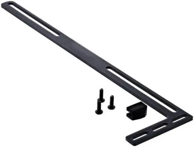 Alt view image 4 of 6 - Aluminum L-shaped Graphics Card Holder Desktop PC Case GPU Support Jack PCI Video Cards Stand Side Mounting Bracket 24BB