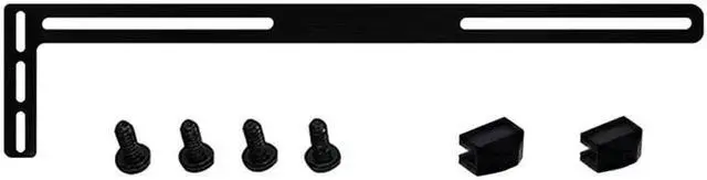 Alt view image 6 of 6 - Aluminum L-shaped Graphics Card Holder Desktop PC Case GPU Support Jack PCI Video Cards Stand Side Mounting Bracket N7MC