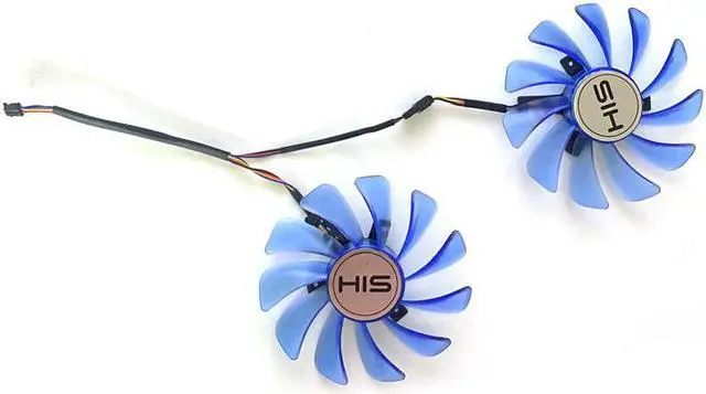 Alt view image 2 of 6 - 2PCS 95MM FDC10H12S9-C 4PIN 12V RX 580 GPU Cooler fan For HIS RX580 RX 580 Ice QX2 OC 4GB / Turbo 8GB Video card Cooling Fans