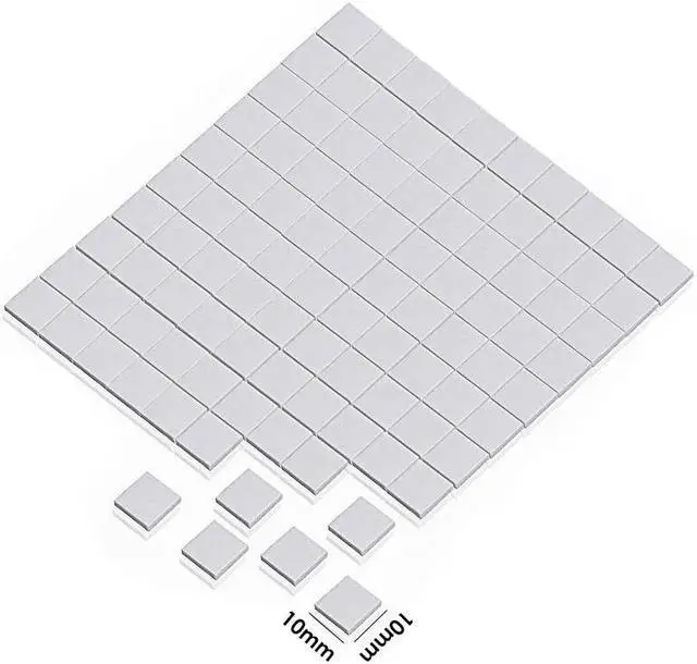 Alt view image 4 of 6 - 35 Pcs 15x15MM 10x10MM 1mm 2mm For Xbox PS PC VGA GPU SMD DIP IC Chip Heatsink Silicone Conduction Thermal Paste Compounds Pad