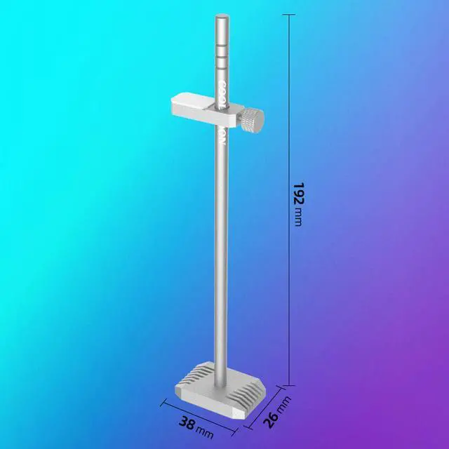 Alt view image 6 of 6 - COOLMOON VT192 Aluminum Graphics Card Support Stand PC Case Video Card Holder Bracket Desktop Computer Chassis Cooling GPU Stand