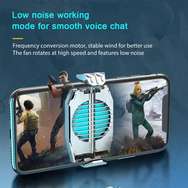 Alt view image 3 of 6 - Mini Universal Phone Radiator Cooling Fan Turbo Hurricane Game Cooler Phone Cooling Radiator for iPhone Samsung Xiaomi HUAWEI