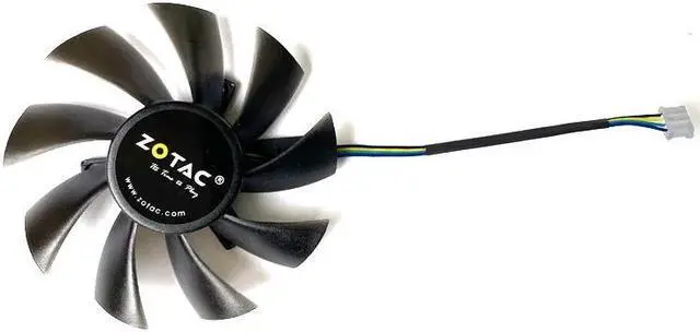 Alt view image 3 of 5 - NEW 85MM GPU FAN For Zotac GTX1060 6Gb GTX 1060 3GB Mini HP RX480 HPRX480 Graphics Video Card DIY DC 12V 4Pin VGA Cooler Fans