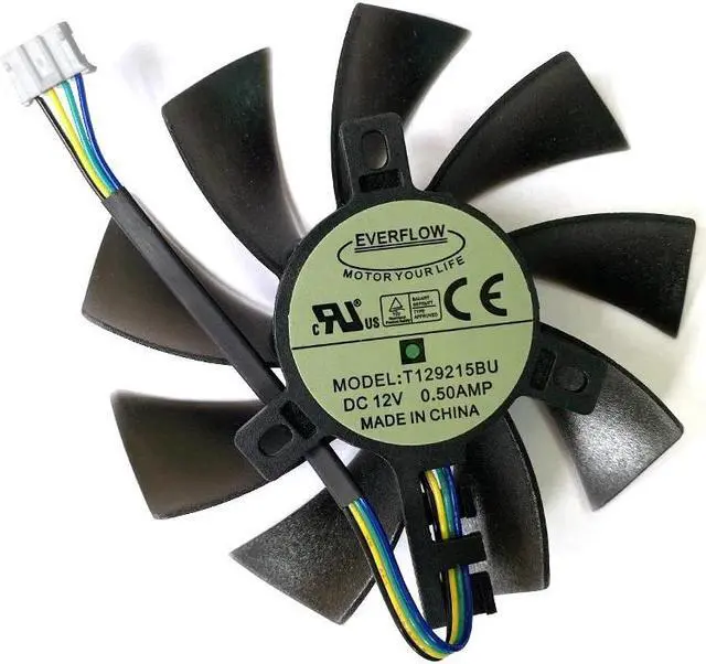 Alt view image 4 of 5 - NEW 85MM GPU FAN For Zotac GTX1060 6Gb GTX 1060 3GB Mini HP RX480 HPRX480 Graphics Video Card DIY DC 12V 4Pin VGA Cooler Fans