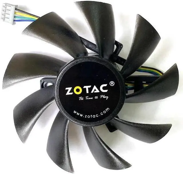 Alt view image 5 of 5 - NEW 85MM GPU FAN For Zotac GTX1060 6Gb GTX 1060 3GB Mini HP RX480 HPRX480 Graphics Video Card DIY DC 12V 4Pin VGA Cooler Fans