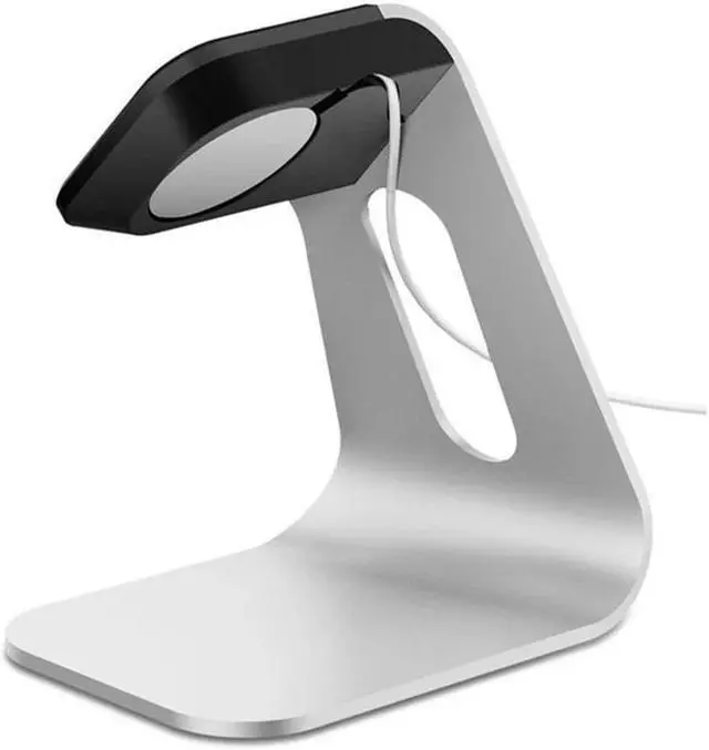 Alt view image 6 of 6 - New Metal Aluminum Charger Stand Holder for Apple Watch Bracket Charging Cradle Stand for Apple i Watch Charger Dock Station