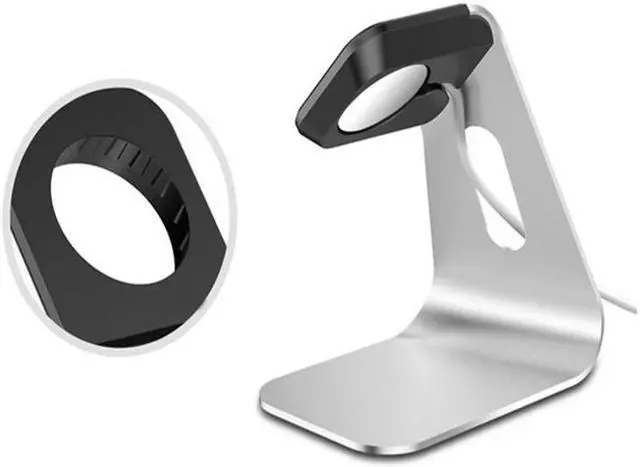 Alt view image 5 of 6 - New Metal Aluminum Charger Stand Holder for Apple Watch Bracket Charging Cradle Stand for Apple i Watch Charger Dock Station