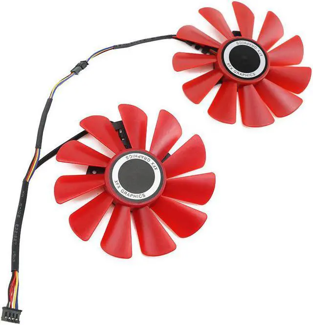 Alt view image 3 of 5 - 85MM Diameter RX-570-RS RX-580-RS FD10U12S9-C For XFX RX570 RS RX580 RS Video Graphics Cards Cooling As Replacement Fan