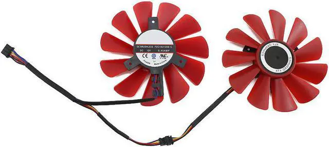 Alt view image 4 of 5 - 85MM Diameter RX-570-RS RX-580-RS FD10U12S9-C For XFX RX570 RS RX580 RS Video Graphics Cards Cooling As Replacement Fan