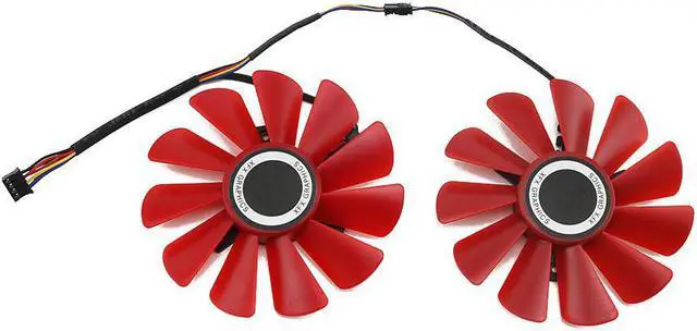 Alt view image 2 of 5 - 85MM Diameter RX-570-RS RX-580-RS FD10U12S9-C For XFX RX570 RS RX580 RS Video Graphics Cards Cooling As Replacement Fan