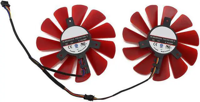 Alt view image 5 of 5 - 85MM Diameter RX-570-RS RX-580-RS FD10U12S9-C For XFX RX570 RS RX580 RS Video Graphics Cards Cooling As Replacement Fan
