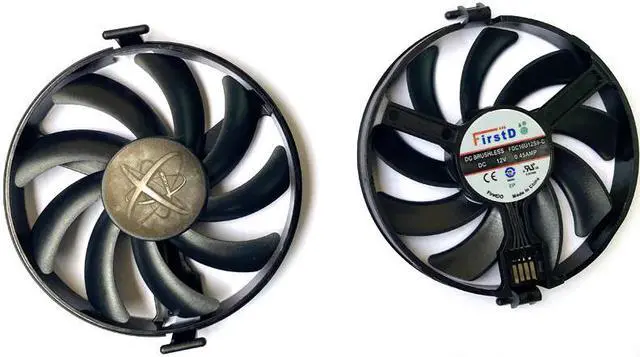 Alt view image 4 of 6 - Original RX470 RX480 FDC10U12S9-C GPU FAN For XFX AMD Radeon RX 470 480 580 RX580 RX480 RX470 EDITION Cooling Fans Graphics Card