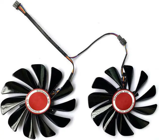 Alt view image 2 of 6 - Original 95mm CF1010U12S FDC10U12S9-C 4PIN RX580 GPU Fan For XFX AMD Radeon RX 580 590 RX580 RX590 Graphics Card Cooling Fan