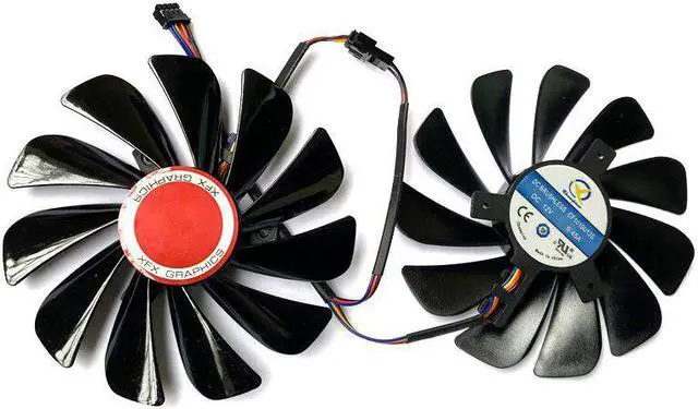 Alt view image 4 of 6 - Original 95mm CF1010U12S FDC10U12S9-C 4PIN RX580 GPU Fan For XFX AMD Radeon RX 580 590 RX580 RX590 Graphics Card Cooling Fan