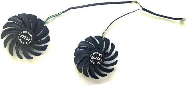 Alt view image 2 of 6 - 2PCS 85MM For MSI Radeon RX 5700 XT GAMING X RX 5500 XT MECH 8G OC Graphics Video Card 4PIN RX 5600 GPU Cooler Fan