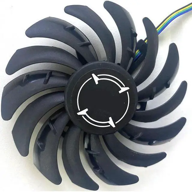 Alt view image 3 of 6 - 2PCS 85MM For MSI Radeon RX 5700 XT GAMING X RX 5500 XT MECH 8G OC Graphics Video Card 4PIN RX 5600 GPU Cooler Fan