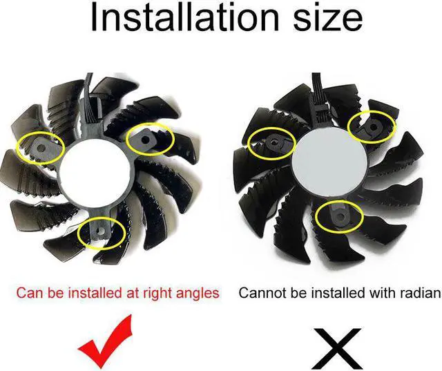 Alt view image 2 of 6 - 78MM 4PIN 12V PLD08010S12HH T128010SU RTX3060 GPU FAN For Gigabyte GeForce RTX 3060 GAMING OC 12G RTX2060 3070 1660 5500 5600 XT