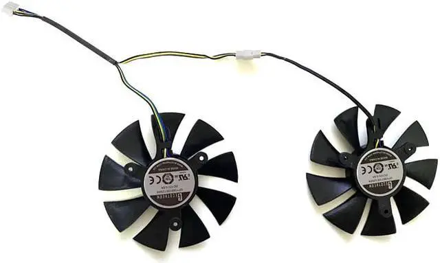 Alt view image 4 of 5 - DIY 2PCS 85MM 12V 4pin PLA09215B12H RTX3080 GPU FAN For DELL RTX3070 RTX3080 RTX3090 Graphics Card Fan Replacement Cooling Fans