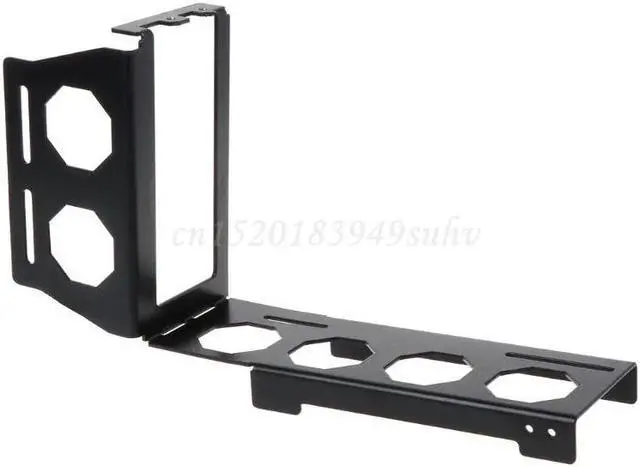 Alt view image 2 of 6 - Metal Aluminum Graphics VGA Card Holder Graphic Card Side Converted Support Computer Cooling Cooler Radiator Bracket