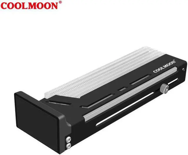 Alt view image 4 of 6 - COOLMOON CM-GH2 5V/3PIN ARGB GPU Holder Vertical Graphics Cards Bracket Computer Brace Height adjustable Companion VGA Holder