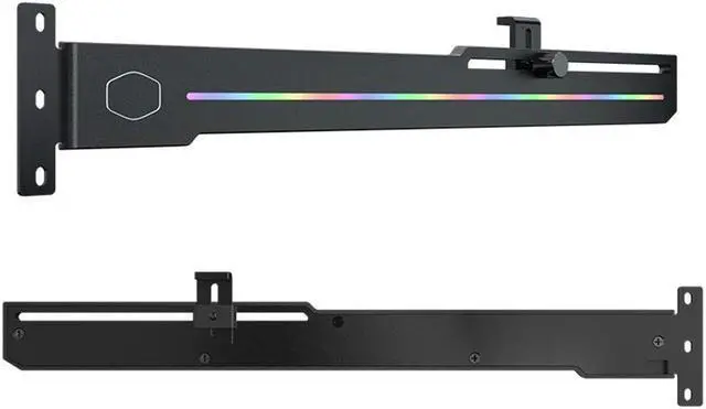 Alt view image 4 of 6 - Graphic Card Bracket Cooler GPU Holder Adjustable Length Master ELV8 ARGB Height for Office Caring Computer Supplies