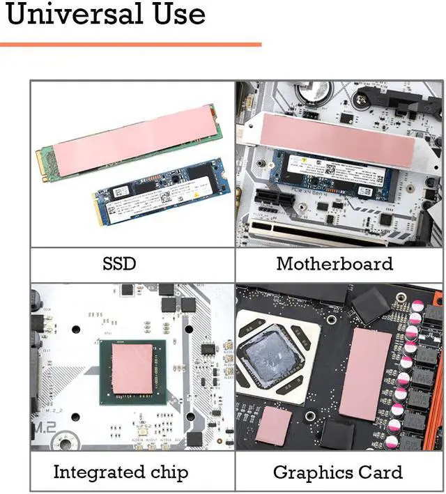 Alt view image 3 of 4 - VALOR ODIN Thermal Pad 15w/mk For Notebook,Chip,Graphics Card,Motherboard ,M.2 SSD Memory Silicone Pad 95x50x1.5mm