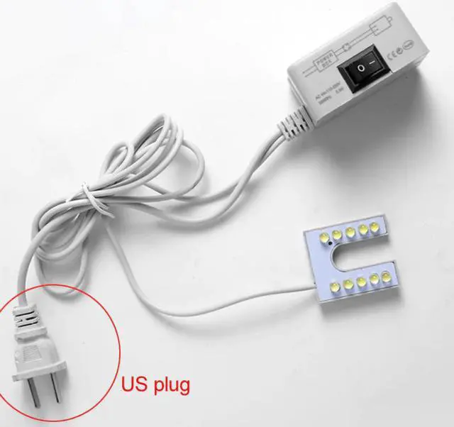 Main image of LED Lamp Sewing Machine Lamp Ultra-High Brightness Bendable Gooseneck Eye Protection Magnet Base Lathe Lamp Industrial Lamp