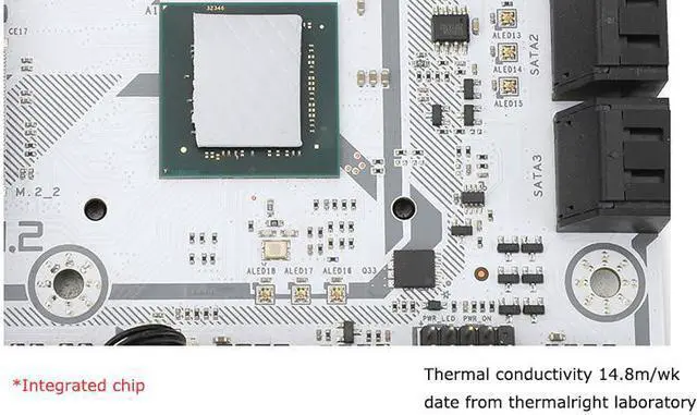 Alt view image 5 of 5 - Thermalright ODYSSEY  2nd Generation 14.8W/MK Silicone Pad thermal pad CPU/GPU Graphics Card Motherboard Thermal Pad 85x45x1.0mm