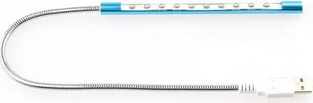 Main image of Mini USB table light 10 LEDS USB Light Flexible Metal LED Table Lamp Super Bright Led Book study lamp
