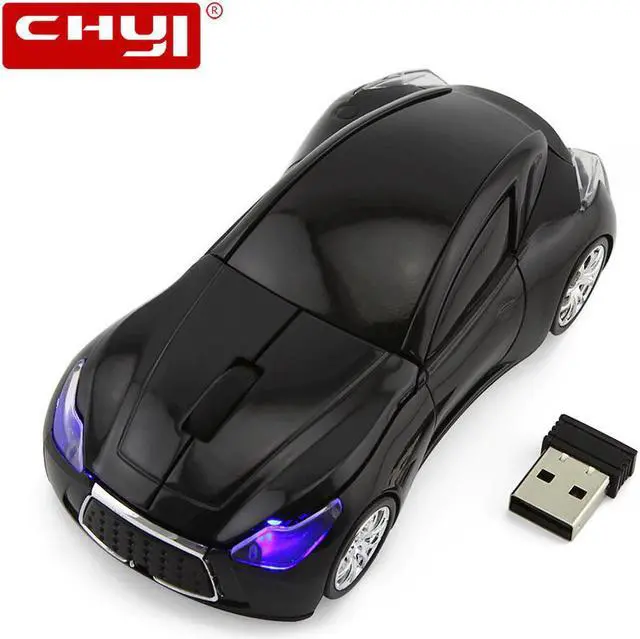 Main image of Hot Sale Infiniti Q80 Sport Car Mouse GT Supercar Wireless Mice Led Optical Gaming Computer Mouse For PC Laptop Desktop
