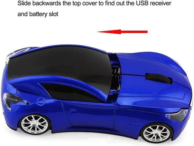 Alt view image 3 of 5 - Hot Sale Infiniti Q80 Sport Car Mouse GT Supercar Wireless Mice Led Optical Gaming Computer Mouse For PC Laptop Desktop