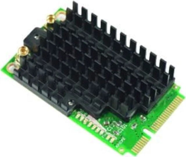 Alt view image 2 of 3 - Mikrotik R11e-5HnD 500mW 5Ghz mini PCIe card 802.11a/n dual chain