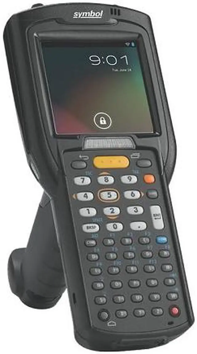 Alt view image 3 of 3 - Zebra MC3200 Wireless Mobile Computer (Gun, MC32N0 CE 7.x Pro, 802.11abgn, 1D SE96X, 48-Key, H)