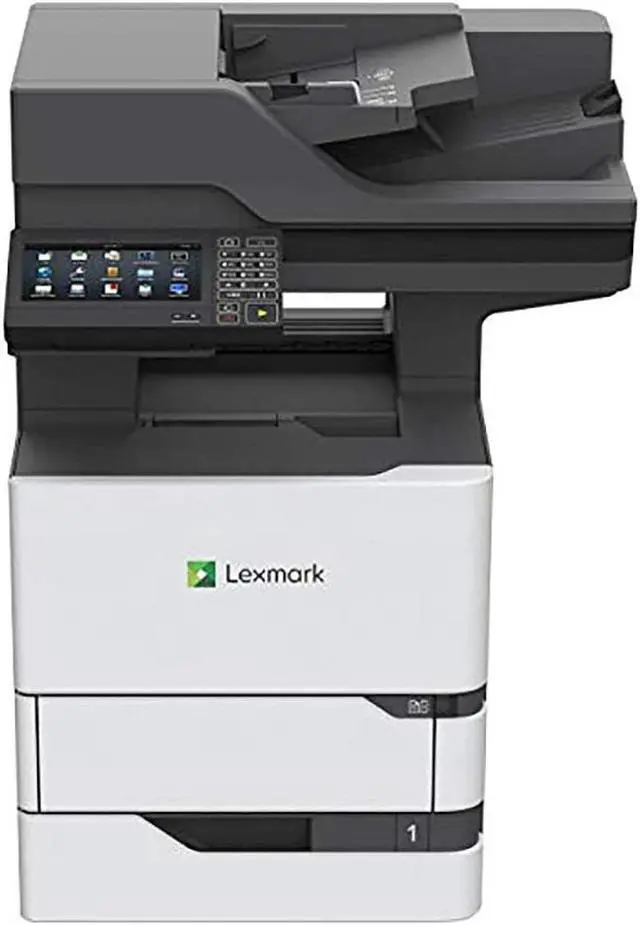 Alt view image 6 of 10 - Lexmark - 25B0002 - Lexmark MX720 MX722ade Laser Multifunction Printer - Monochrome - Copier/Fax/Printer/Scanner - 70
