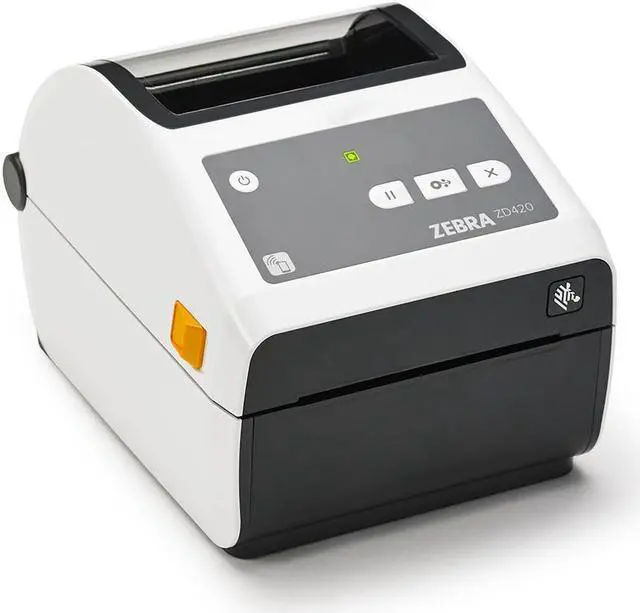Alt view image 3 of 5 - Zebra ZD420 Series 4" Thermal Transfer Label Printer for Healthcare, 203 dpi, USB, Bluetooth LE, Modular Connectivity Slot - Ethernet - ZD42H42-T01E00EZ
