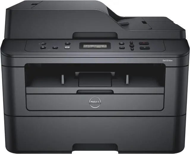 Alt view image 2 of 3 - Dell E514dw Laser Multifunction Printer - Monochrome - Plain Paper Print - Desktop - Copier/Printer/Scanner - 27 ppm Mono Print - 2400 x 600 dpi Print - 1 x Automatic Document Feeder 35 Sheet, 1 x In
