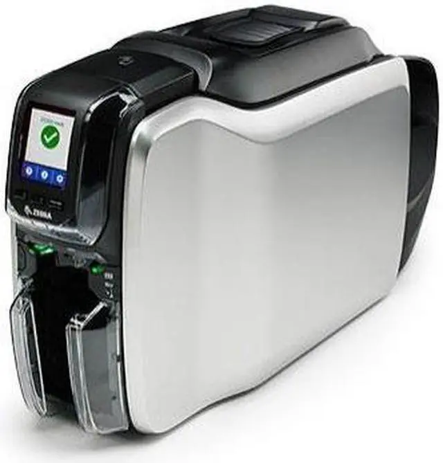 Alt view image 2 of 3 - Zebra ZC300 Color 300dpi Double Sided USB LAN ID Card Printer ZC32-000CQ00US00