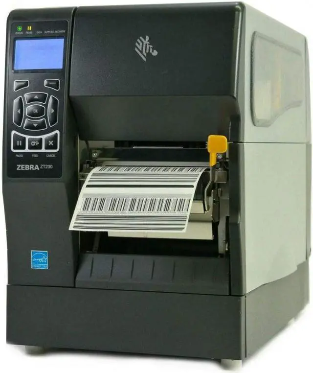 Alt view image 2 of 2 - Zebra ZT230 (p/n: 123100-202) UPS Direct Thermal Label Printer w/Peeler, 203dpi, Black & White, USB/Serial/Parallel
