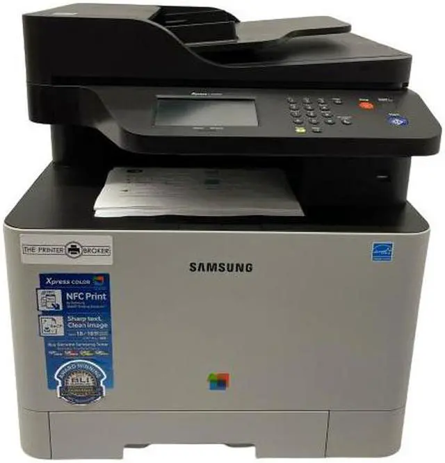 Alt view image 8 of 8 - Samsung Xpress C1860FW Laser Multifunction Printer - Color - Plain Paper Print - Desktop