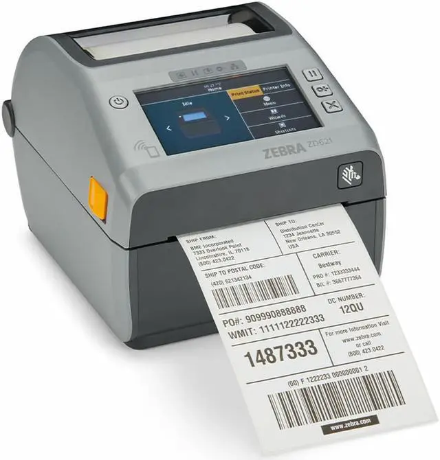 Alt view image 2 of 4 - Zebra ZD621 Barcode Label Printer (ZD6A042-301F00EZ)