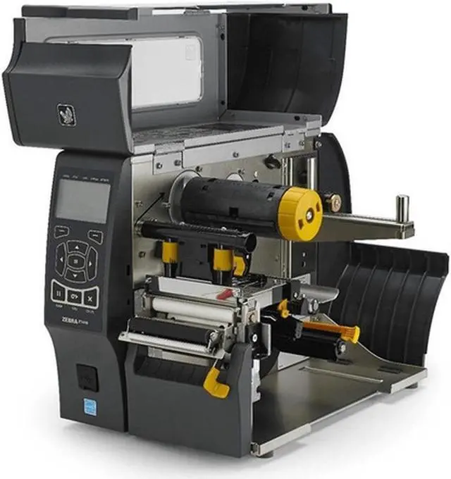 Alt view image 3 of 3 - Zebra ZT410 4" Industrial Thermal Transfer Label Printer, LCD, 300 dpi, Serial, USB, 10/100 Ethernet, Bluetooth 2.1/MFi, USB Host, Peel w/ Liner Take-Up, EZPL, XML Support - ZT41043-T310000Z