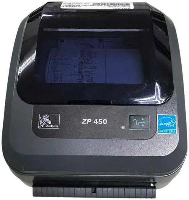 Alt view image 6 of 6 - Genuine Zebra ZP 450 UPS CTP Label Thermal Printer