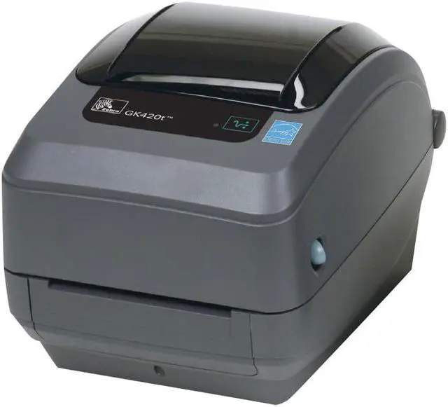 Alt view image 6 of 9 - Zebra GK420t Thermal Transfer Label Printer, 203 dpi, US Cord, EPL, ZPLII, USB, Serial, Centronics Parallel, Government, TAA - GK42-102510-00GA