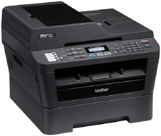 Alt view image 5 of 5 - Brother MFC-7860DW Laser Multifunction Printer - Monochrome - Plain Paper Print - Desktop