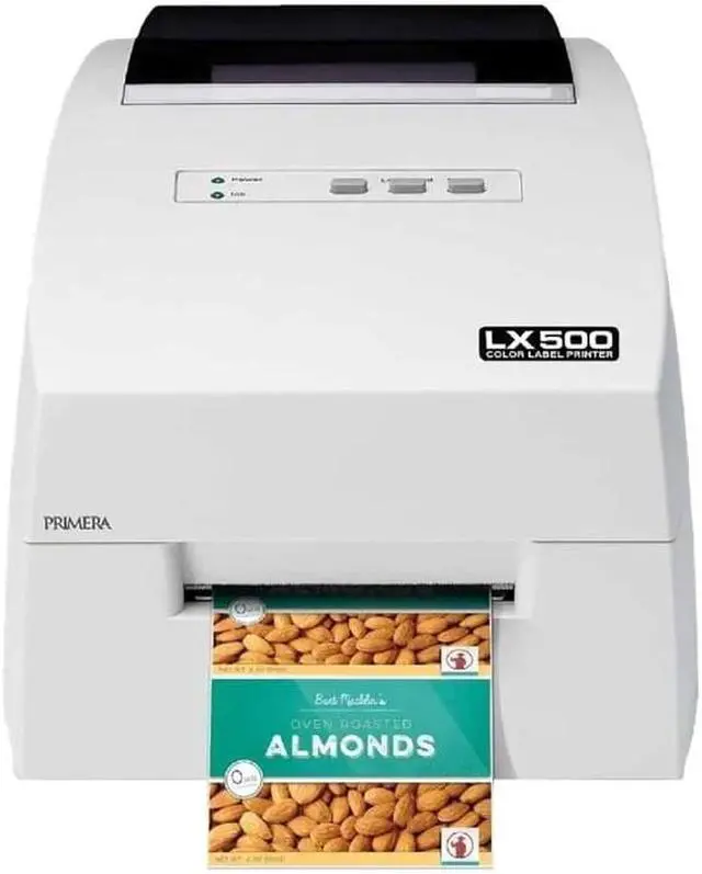Alt view image 5 of 7 - Primera 074275 LX500c 4.25" Color Inkjet Label Printer, 4800 dpi, Cutter - White