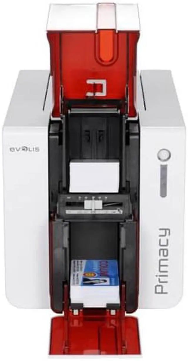 Alt view image 4 of 5 - Evolis Primacy Duplex Expert Mag ISO Brilliant BluePrinter with Mag ISO Dual HiCo/LoCo 3-track Magnetic Stripe Encoder, USB & Ethernet - PM1HB000BD