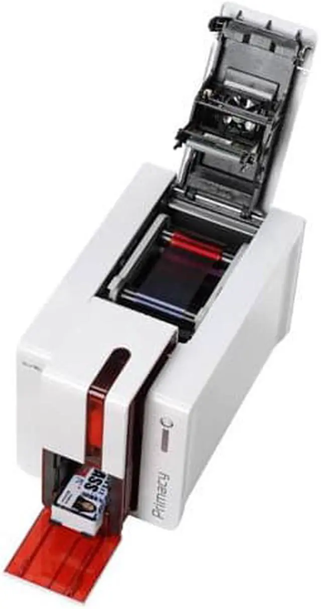 Alt view image 5 of 5 - Evolis Primacy Duplex Expert Mag ISO Brilliant BluePrinter with Mag ISO Dual HiCo/LoCo 3-track Magnetic Stripe Encoder, USB & Ethernet - PM1HB000BD